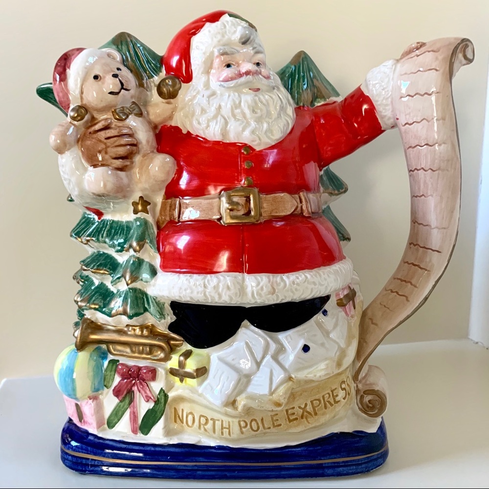 Pitcher Fitz and Floyd 1993 North Pole Express
